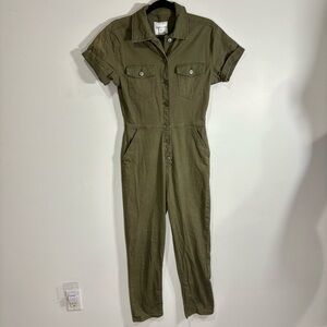 Celebrity Pink Olive Green Jumpsuit